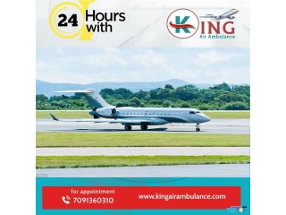Air Ambulance Service in Guwahati by King with ICU Facility