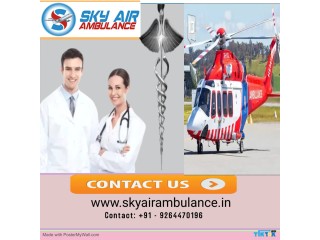 Well - Equipped Air Ambulance in Dehradun by Sky Air