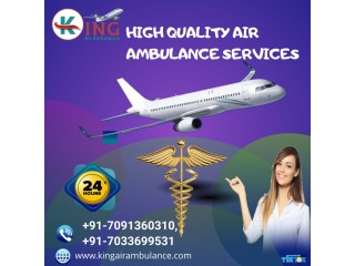 Utilize India No-1 and Fast Air Ambulance Service in Kolkata by King