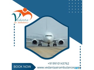 Vedanta Air Ambulance from Delhi with ICU Setup Facility
