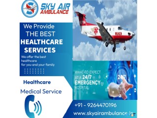 Most Convenient and Well - Equipped Air Ambulance in Chandigarh by Sky Air