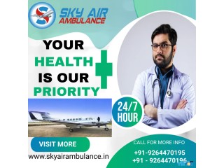 Comfortable Patient Transfer with Sky Air Ambulance Service in Brahmapur