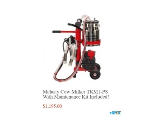 Electric milking machine for cows
