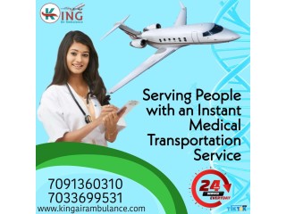 Choose Commercial Air Ambulance Services in Patna for Shifting by King