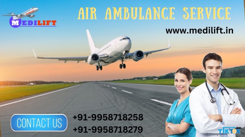 gain-air-ambulance-in-jabalpur-by-medilift-with-well-trained-paramedical-crew-big-0
