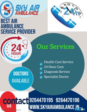 top-class-medical-comfort-air-ambulance-from-jamshedpur-by-sky-air-big-0