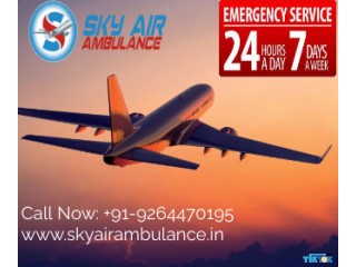 Best and Most Reliable ICU Air Ambulance from Raipur by Sky Air
