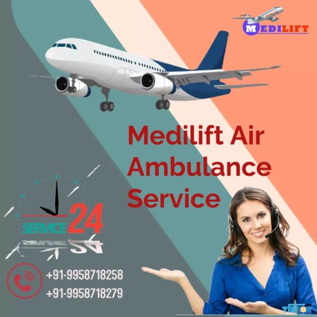 book-air-ambulance-services-in-varanasi-by-medilift-with-trouble-free-big-0