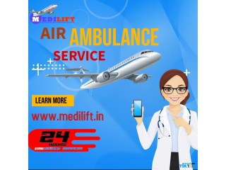 Select Hi-Class Air Ambulance Services in Allahabad by Medilift