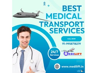 Get Air Ambulance Services in Siliguri by Medilift with Hi-Tech ICU Support