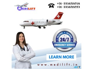 Hire Air Ambulance Services in Lucknow by Medilift with Expert and Skilled MD doctors