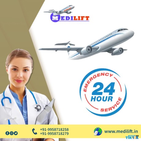 take-air-ambulance-service-in-varanasi-by-medilift-with-safest-transportation-big-0