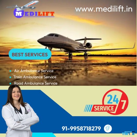 gain-air-ambulance-service-in-raipur-by-medilift-with-md-doctors-big-0