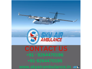 ICU-Equipped Air Ambulance in Dimapur Having Life Support Facilities by Sky Air