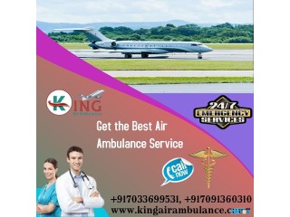 Hire Air Ambulance Services in Guwahati by King with Fastest Transport