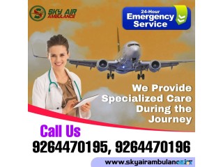 Sky Air Ambulance from Kolkata to Delhi | Competitive Pricing