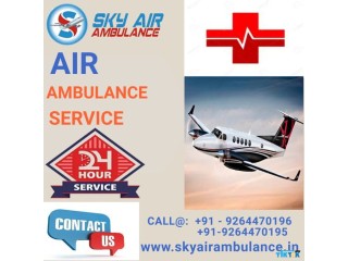 Sky Air Ambulance from Chennai to Delhi | Highly Experienced Medical Teams