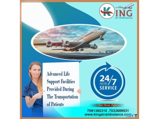 Get Air Ambulance in Siliguri by King with Low Budget