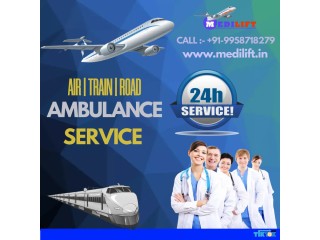 Book Reliable Air Ambulance in Varanasi at Affordable Price by Medilift