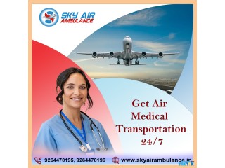 Sky Air Ambulance from Patna to Delhi | ICU Backup Tools