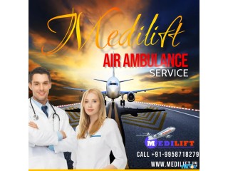 Use Risk-free ICU Air Ambulance in Ranchi by Medilift at Genuine Cost