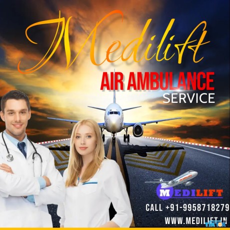 use-risk-free-icu-air-ambulance-in-ranchi-by-medilift-at-genuine-cost-big-0