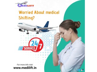 Obtain the Finest Medical Air Ambulance in Varanasi via Medilift with Certified Doctor