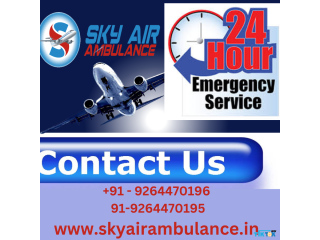 Low-Fare Emergency Medical Air Ambulance from Chandigarh to Delhi by Sky Air