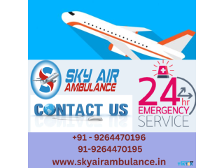 Sky Air Ambulance from Dimapur to Delhi with All Medical Facilities