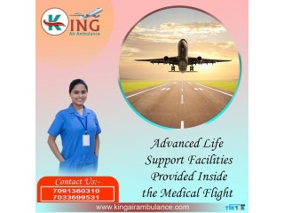 Hire Air Ambulance in Varanasi by King with World Class Medical Amenities