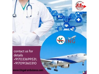 Use Air Ambulance Service in Ranchi by King with Protected Bed-to-Bed Facilities