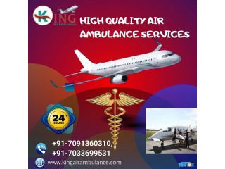Gain Air Ambulance Service in Indore by King with Focused Medical Squad
