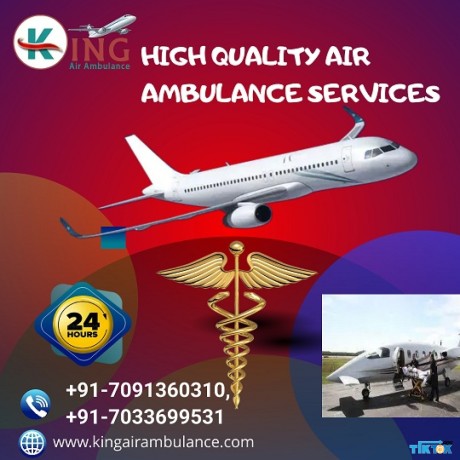 gain-air-ambulance-service-in-indore-by-king-with-focused-medical-squad-big-0