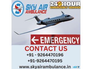 Sky Air Ambulance from Mysore to Mumbai with Full Medical Support