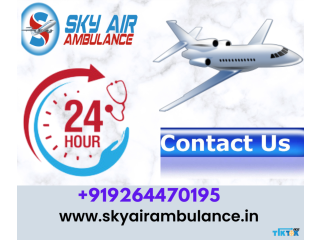 Better Care Delivered by the Crew from Raipur by Sky Air Ambulance