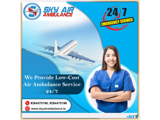 Well-Sanitized Air Ambulance from Dibrugarh by Sky Air