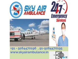 Sky Air Ambulance from Allahabad with Ultra Modern Medical Setups