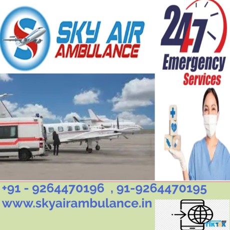 sky-air-ambulance-from-allahabad-with-ultra-modern-medical-setups-big-0