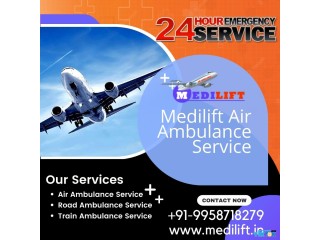 Medilift Air Ambulance Service in Bangalore is Available with an ICU Facilitated Flight