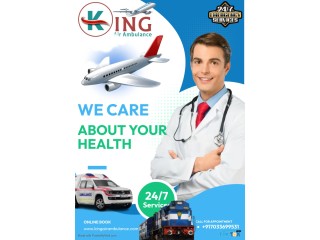 Gain Air Ambulance Service in Patna by King with Latest Medical Amenities