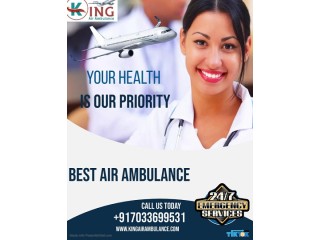 Use Air Ambulance Service in Guwahati by King with Risk-Free