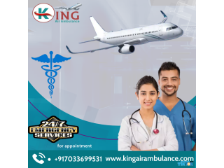 Select Hi-Class Air Ambulance Service in Kolkata by King with Experienced Paramedical Care Team