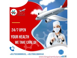 Get Air Ambulance Service in Mumbai by King with Hi-Tech Medical Support