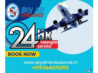 Life support Facilities with Sky Air Ambulance from Bagdogra