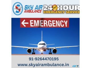 Sky Air Ambulance from Aurangabad with Highly Qualified Medical Team