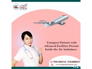 Hire Air Ambulance Service in Patna by King with Focused Medical Crew