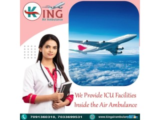 Use Air Ambulance Service in Guwahati by King with Expert Medical Squad