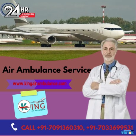 utilize-air-ambulance-service-in-varanasi-by-king-with-well-equipped-medical-escorts-big-0