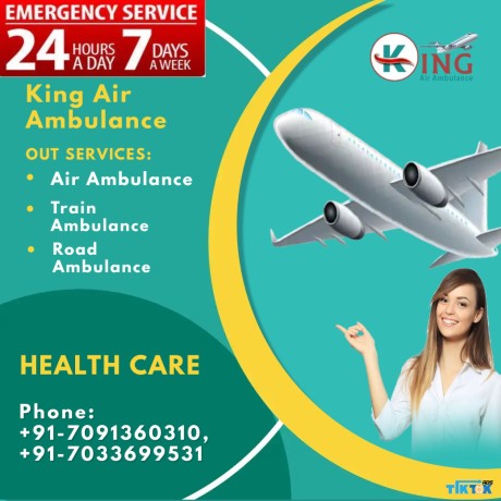 gain-air-ambulance-in-dehradun-by-king-with-latest-life-support-equipment-big-0