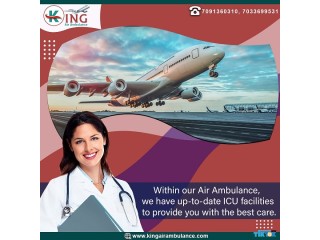 Gain Air Ambulance Services in Jammu by King with Fastest Transport